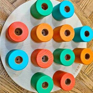 LoveVery Wooden Stacking Pegboard